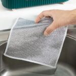 Double-Sided Stainless Steel Wire Dishwashing Cloth - Image 2