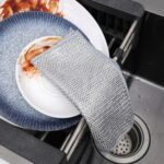 Double-Sided Stainless Steel Wire Dishwashing Cloth - Image 3