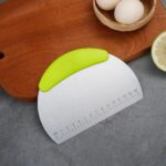 Stainless Steel Dough Scraper & Cutter with Measuring Scale - Image 2