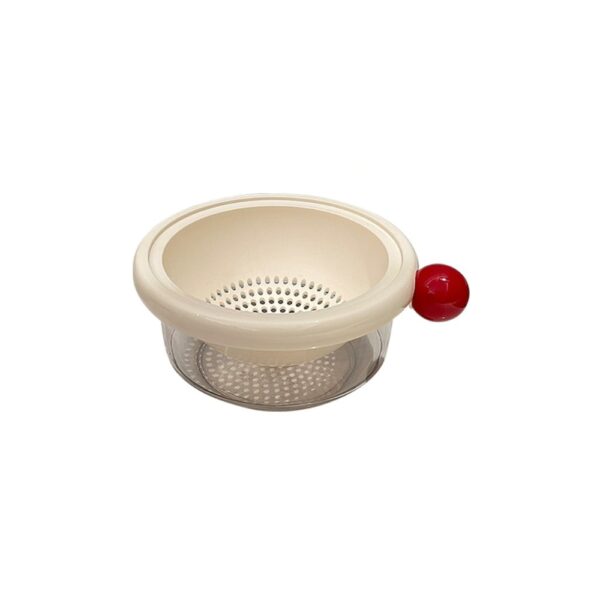Multifunctional Fruit & Vegetable Washing Bowl with Drain Basket