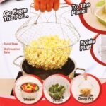 Stainless Steel Chef Cooking Basket – Multi-Purpose Strainer - Image 6