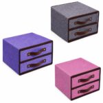 2-Drawer Foldable Fabric Storage Organizer