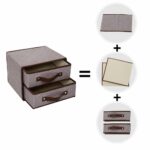 2-Drawer Foldable Fabric Storage Organizer - Image 2