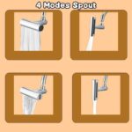 360° Multifunctional Waterfall Faucet Sprayer with 4 Spray Modes - Image 4