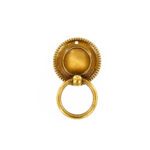French Gold Brass Round Ring Handle – 40mm
