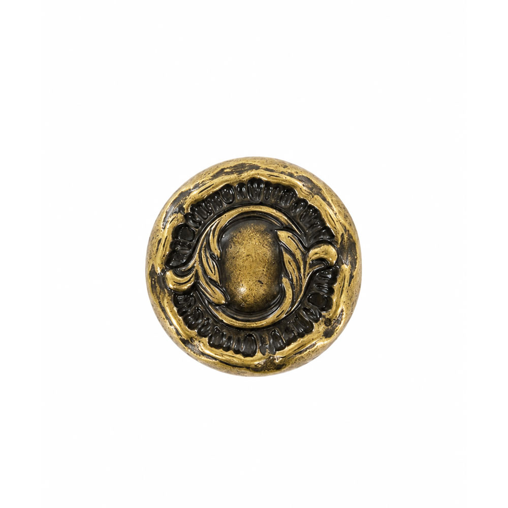 ITS-114-1 Florence Victorian Rosette Antique Furniture Knob – 25mm - Image 1