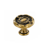Florence Victorian Rosette Antique Furniture Knob – 25mm - Image 2