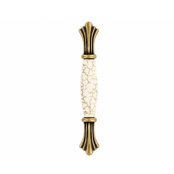 Vintage Porcelain Handle Bronze 96mm