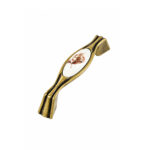 Classic Porcelain Furniture Handle Bronze 96mm - Image 2