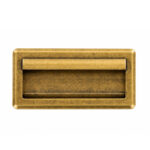 Florence Rectangular Antique Sliding Handle – 128mm