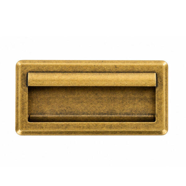 Florence Rectangular Antique Sliding Handle – 128mm