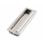 Rectangular Sliding Handle Satin Nickel 96mm - Image 2