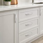 Curved Furniture Handle Polished Chrome 160mm - Image 3