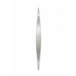 Modern Curved Furniture Handle Satin Nickel 160mm
