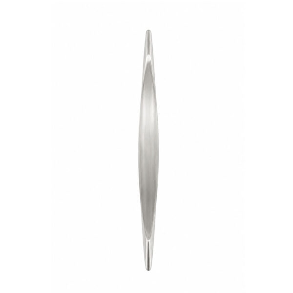 Modern Curved Furniture Handle Satin Nickel 160mm