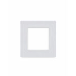 Modern Square Fix Handle Matt Aluminium 64mm