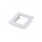 Modern Square Fix Handle Matt Aluminium 64mm - Image 2