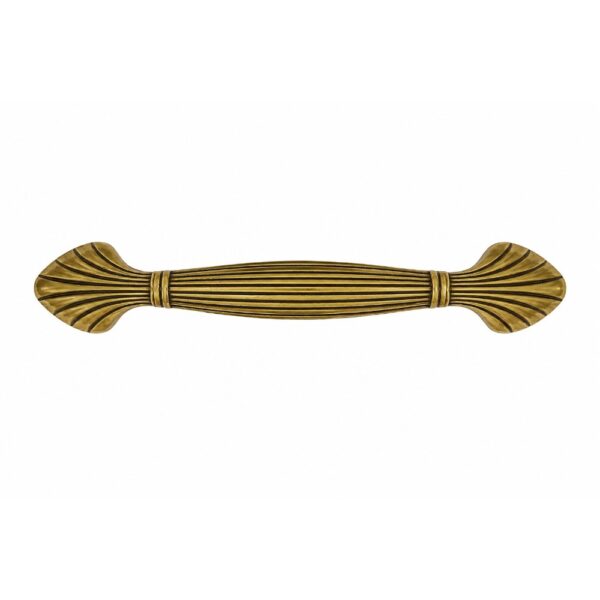Florence Shell-Base Reeded Antique Fix Handle - 128mm