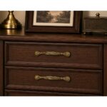 Florence Shell-Base Reeded Antique Fix Handle - 128mm - Image 3