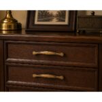 Florence Curved Antique Fix Handle – 128mm - Image 3