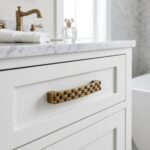 Florence Basketweave Antique Fix Handle – 128mm - Image 3