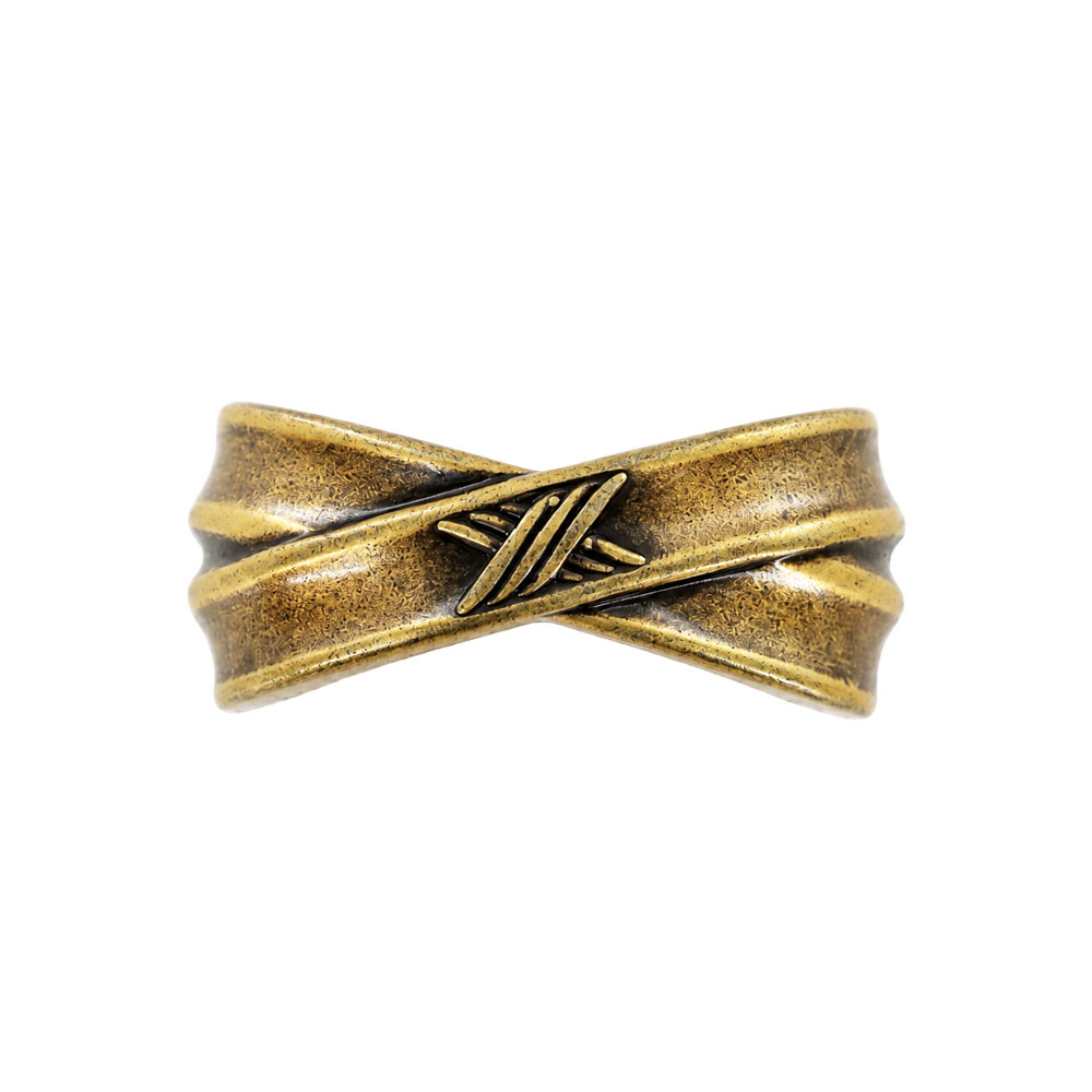 ITS-184-1 Florence Cross-Knot Antique Fix Handle - 32mm - Image 1