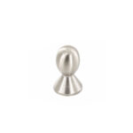 Modern Oval Furniture Knob Satin Nickel 14mm