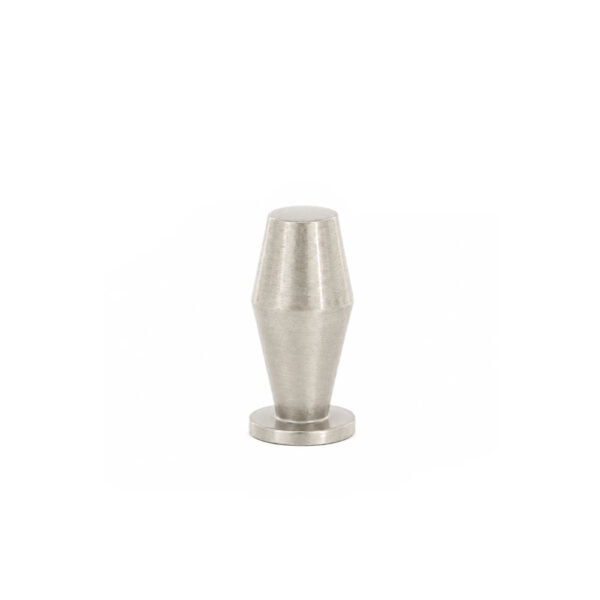 Modern Tapered Knob Satin Nickel 13mm