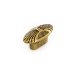 Decorative Oval Ribbed Knob Florence Antique 44mm - Image 2
