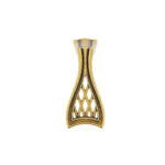 Vintage Lattice Knob Florence Antique 26mm