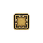 Decorative Square Knob Florence Antique 30mm