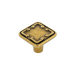 Decorative Square Knob Florence Antique 30mm - Image 2