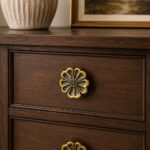 Elegant Floral Knob Florence Antique 60mm - Image 3