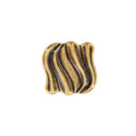 Elegant Wave Square Knob Florence Antique 31mm