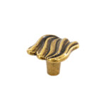 Elegant Wave Square Knob Florence Antique 31mm - Image 2