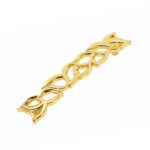 Decorative Gold Plated Furniture Handle – 128mm - Image 2