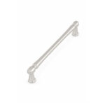 Modern Round Bar Handle Satin Nickel 160mm - Image 2
