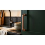 Modern Bar Furniture Handle Vintage Copper 128mm - Image 3
