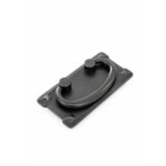 Rectangular Plate Drop Handle Gunmetal Grey 95 × 52mm - Image 2