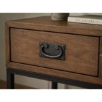 Rectangular Plate Drop Handle Gunmetal Grey 95 × 52mm - Image 3