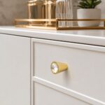Crystal Gold Plated Furniture Knob – 17mm - Image 3