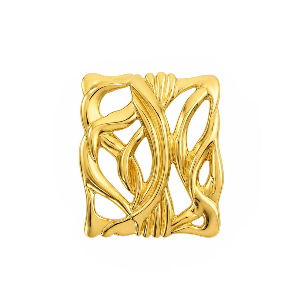ITS-330-1 Decorative Gold Plated Furniture Knob – 32 × 45mm - Image 1