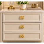 Decorative Gold Plated Furniture Knob – 32 × 45mm - Image 3