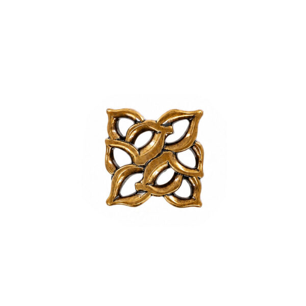 Knob Handle 34x34mm Antique Bronze