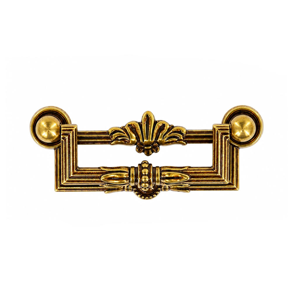 ITS-34-1 Vintage French Gold Drop Handle – 64mm - Image 1