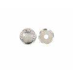 Premium Screw Cover Satin Nickel 14mm