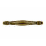 Elegant Ribbed Arch Handle Florence Antique 128mm