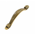 Elegant Ribbed Arch Handle Florence Antique 128mm - Image 2