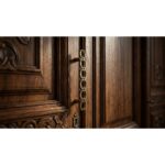Vintage Oval Link Handle Florence Antique 96mm - Image 5