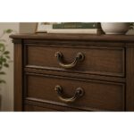 Decorative Drop Furniture Handle Shaded Bronze 96mm - Image 3